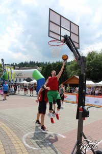 Fragment meczu Pikniku Streetballa